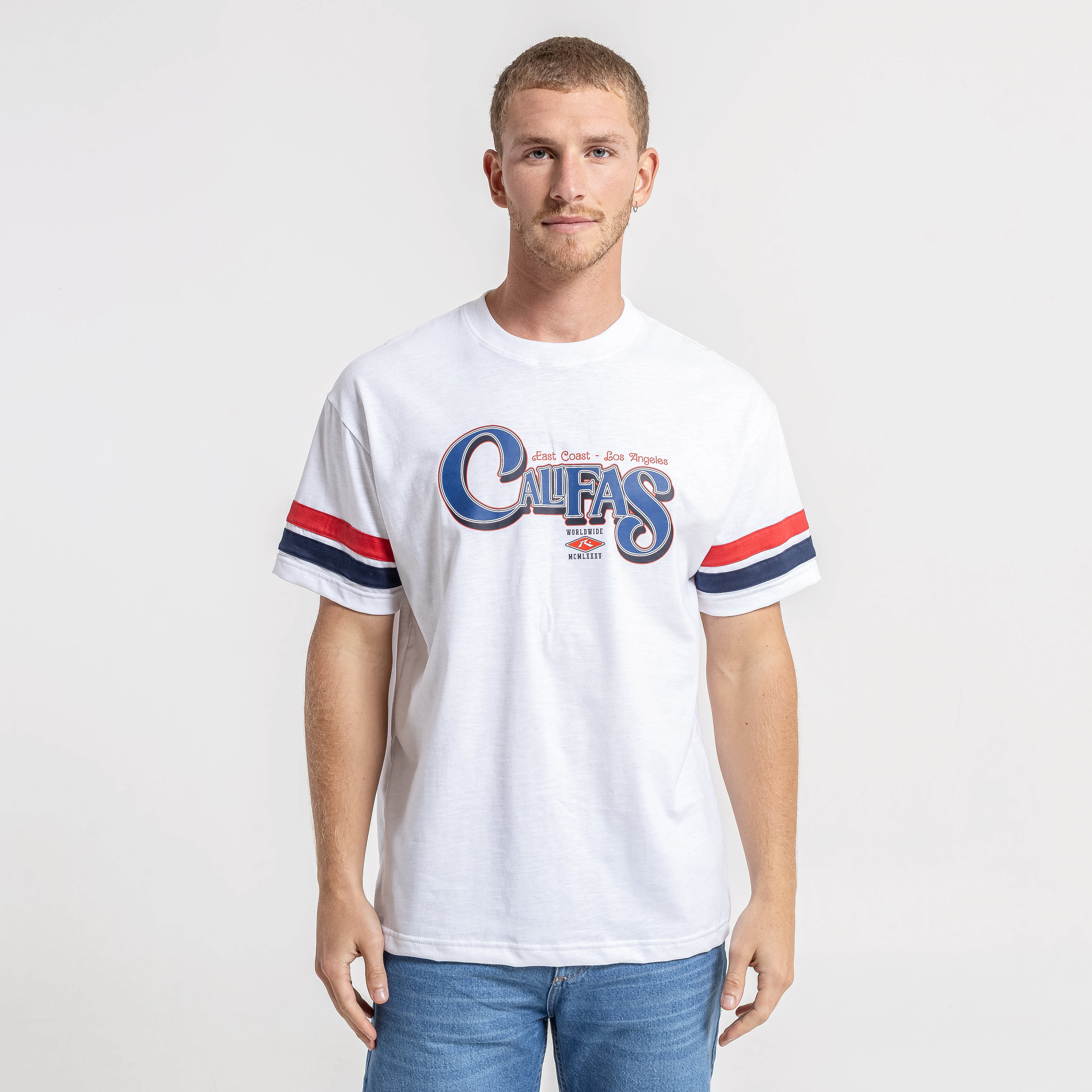 Remera Mc Rusty Welcome To Califas Tee Off White