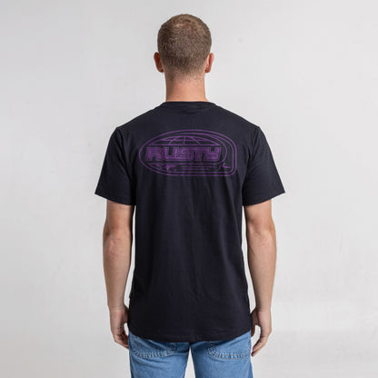 Remera Mc Rusty Outer There Tee Black