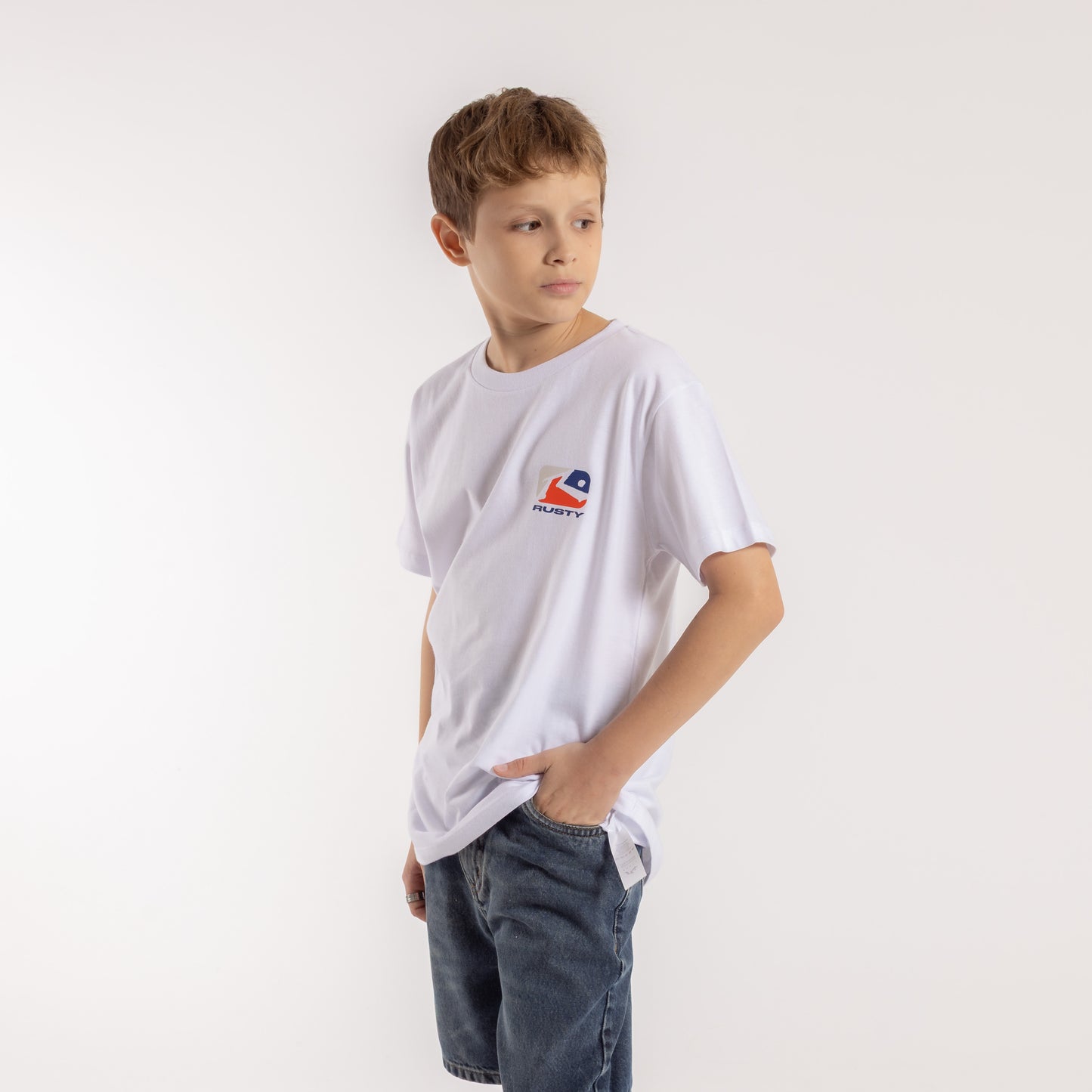 Remera Mc Rusty Phenom 3 Tee Jr White