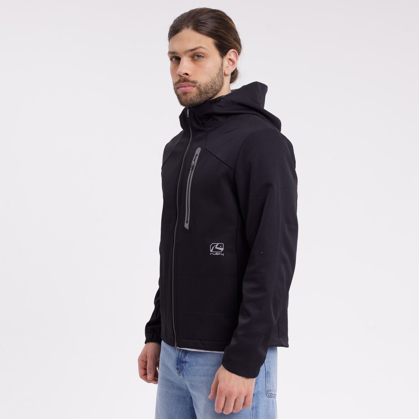 Campera Liviana Rusty Requiem Softshell Jacket Black