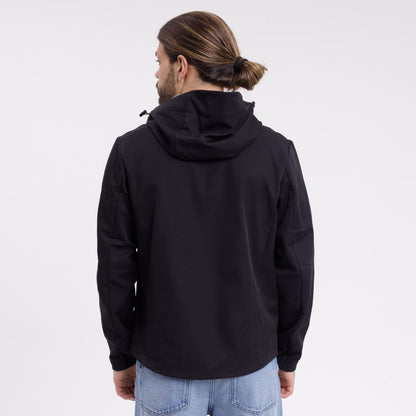 Campera Liviana Rusty Requiem Softshell Jacket Black