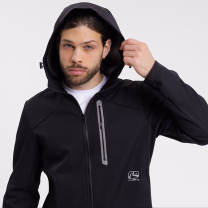 Campera Liviana Rusty Requiem Softshell Jacket Black