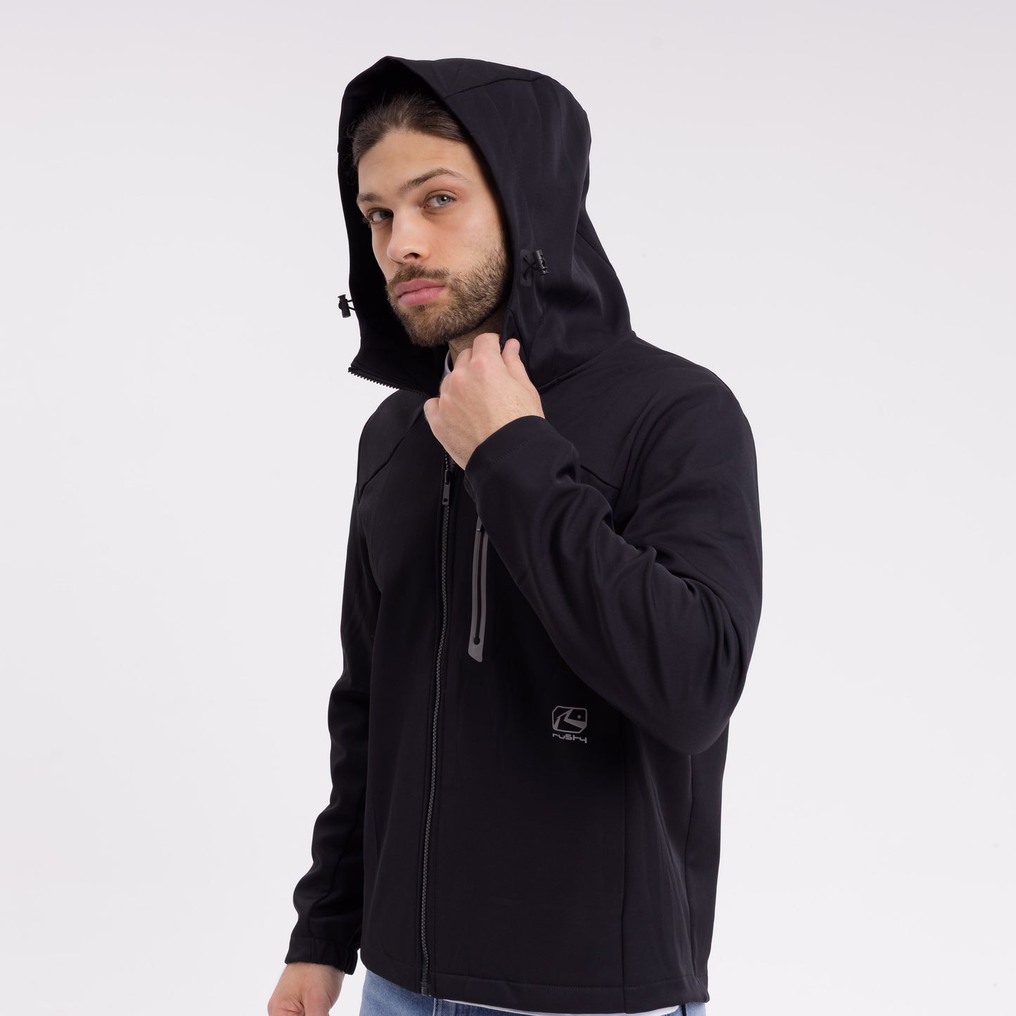 Campera Liviana Rusty Requiem Softshell Jacket Black