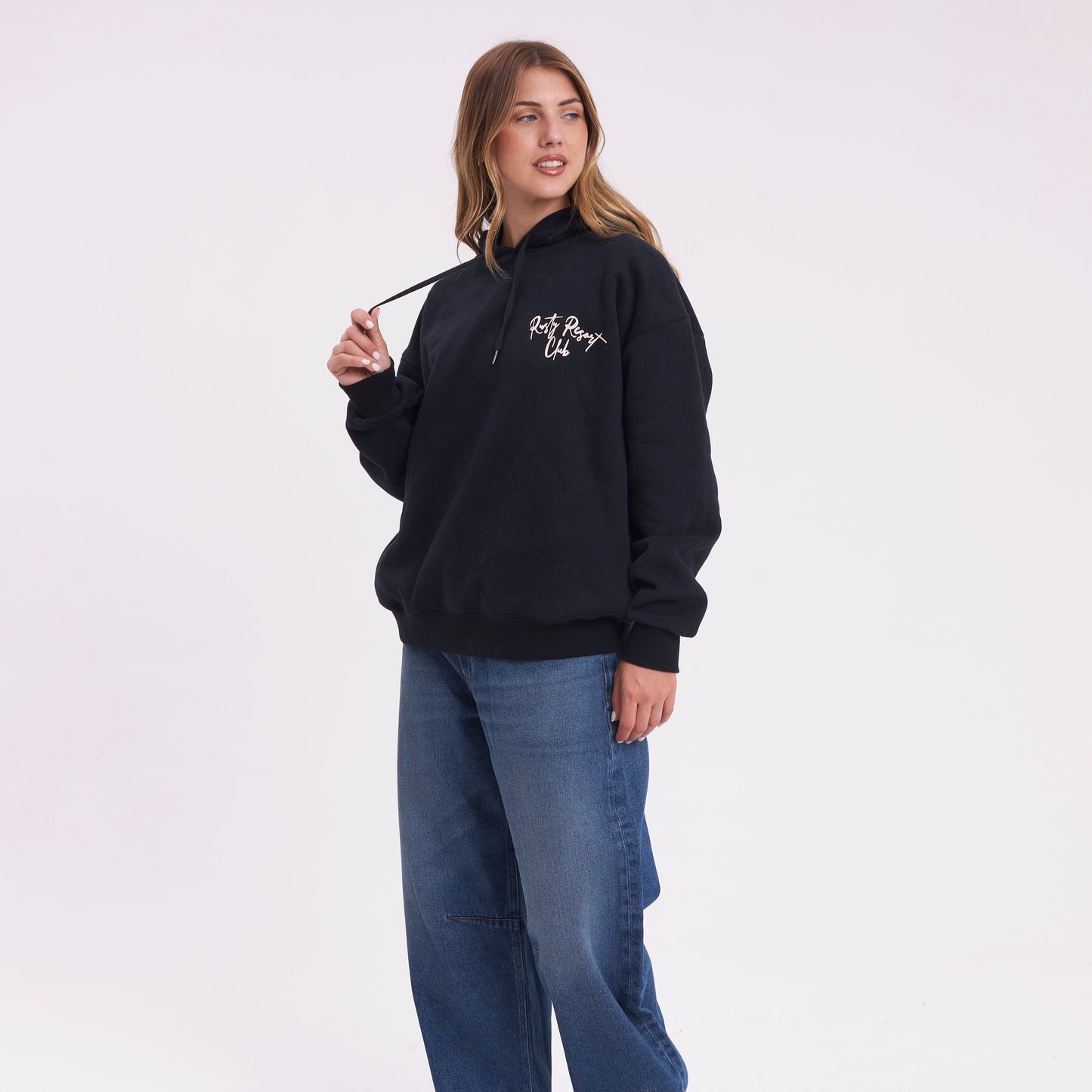 Canguro Rusty Resort Club Oversize Hood Ld Black
