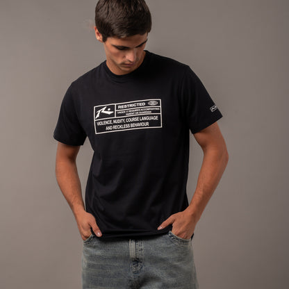 Remera Rusty Restricted Megabig Black