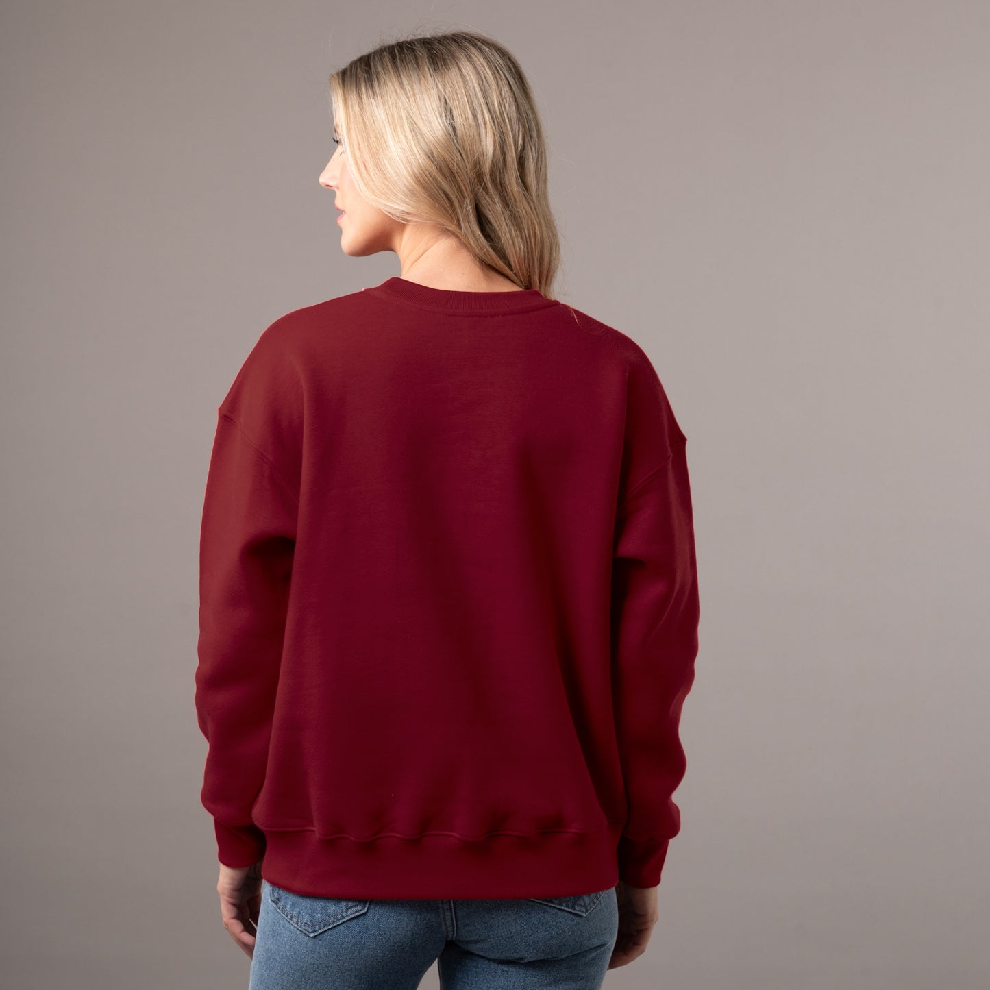 Buzo Rusty Retro Tech Classic Crew Ld Rhubarb
