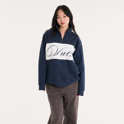 Buzo Vulk Richard Half Zip Blue