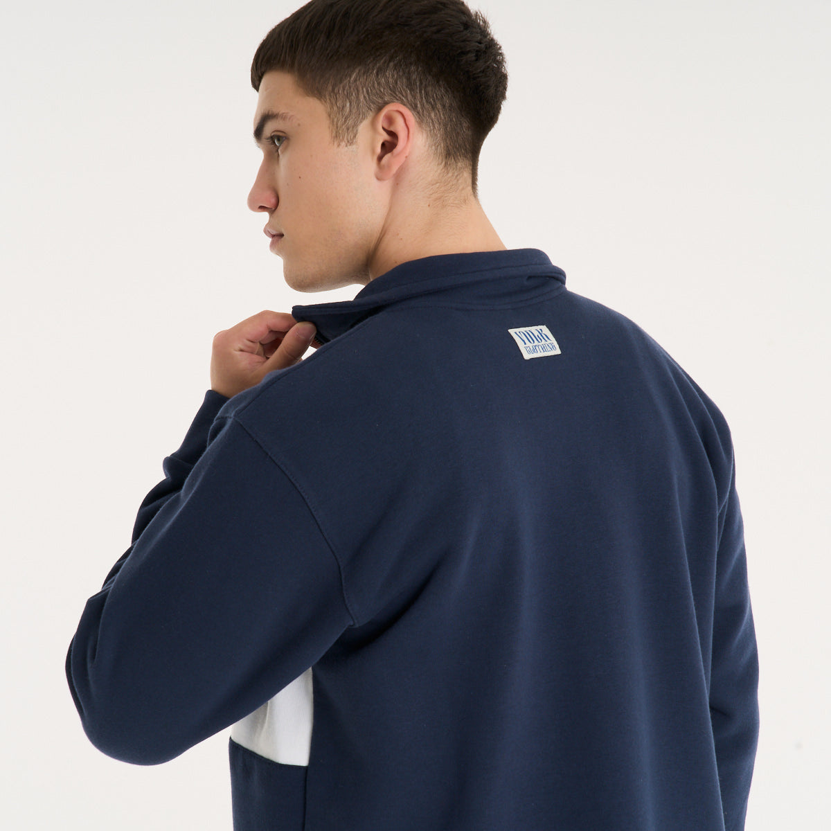 Buzo Vulk Richard Half Zip Blue