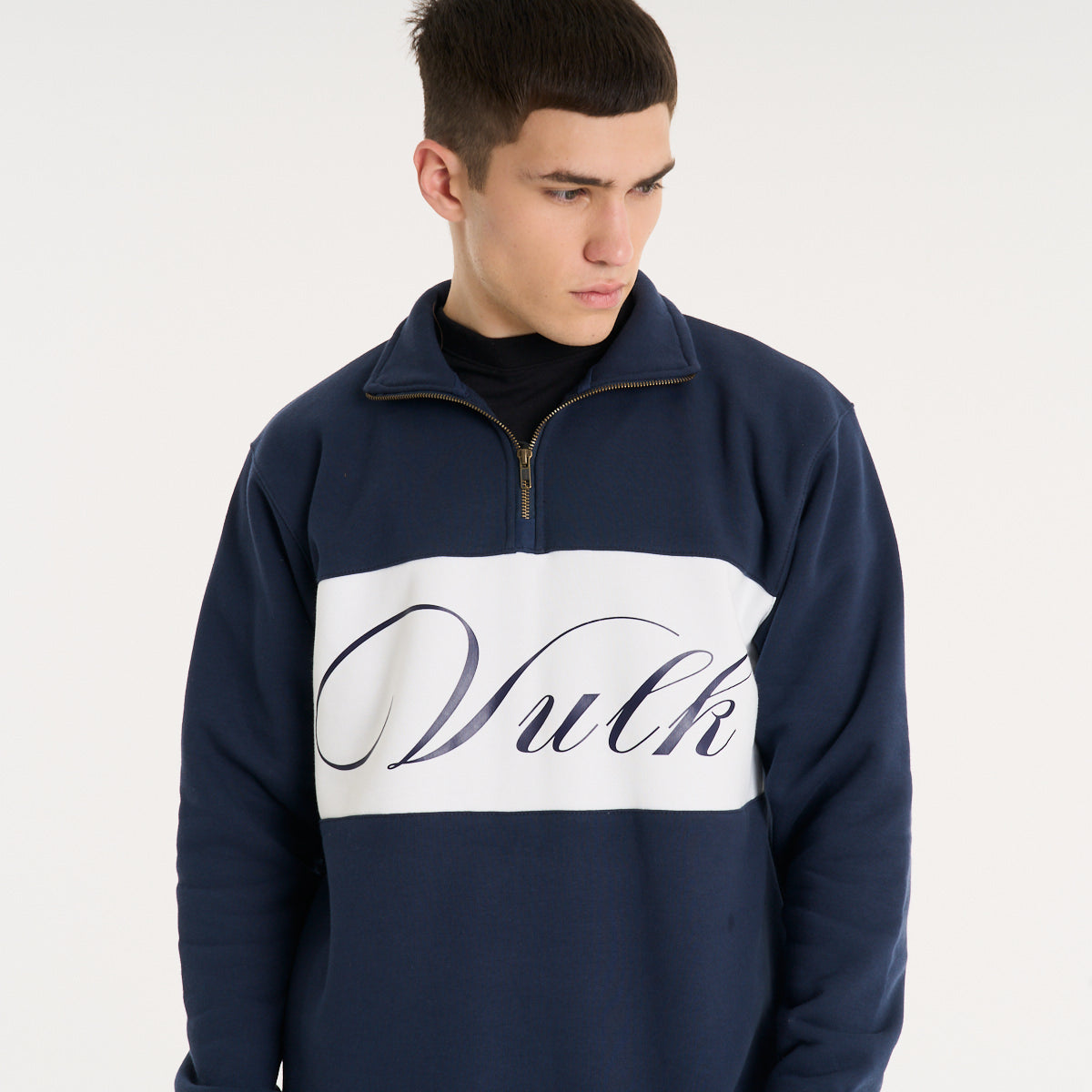 Buzo Vulk Richard Half Zip Blue