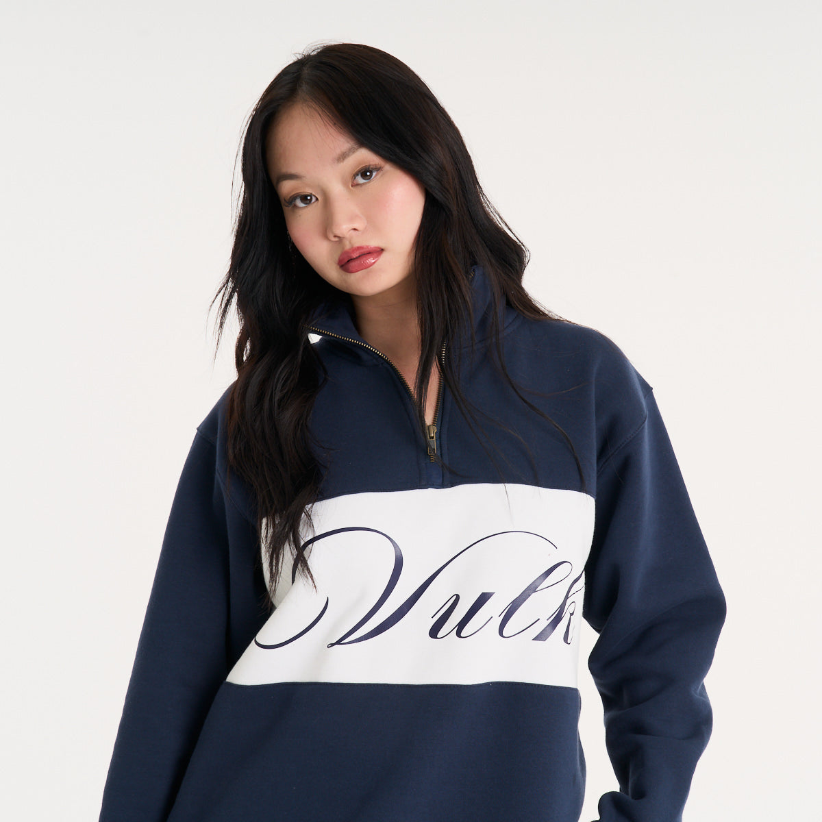 Buzo Vulk Richard Half Zip Blue
