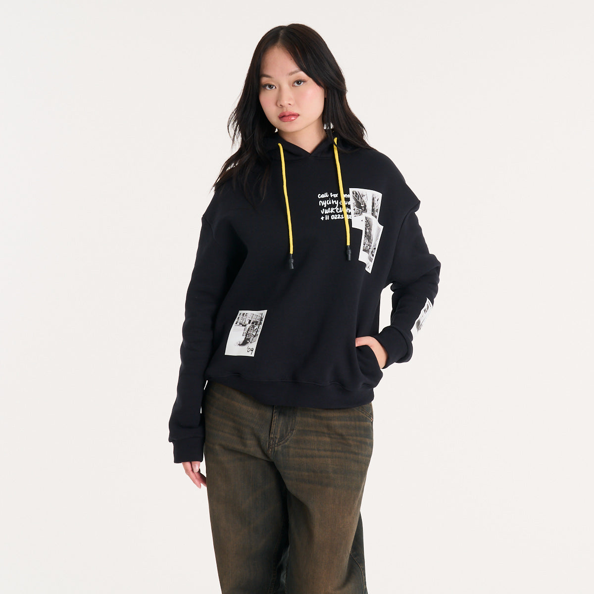 Canguro Vulk Rich Hood Black