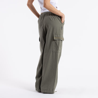 Jean Rusty River Low Rise Baggy Cargo Pant Shadow Army