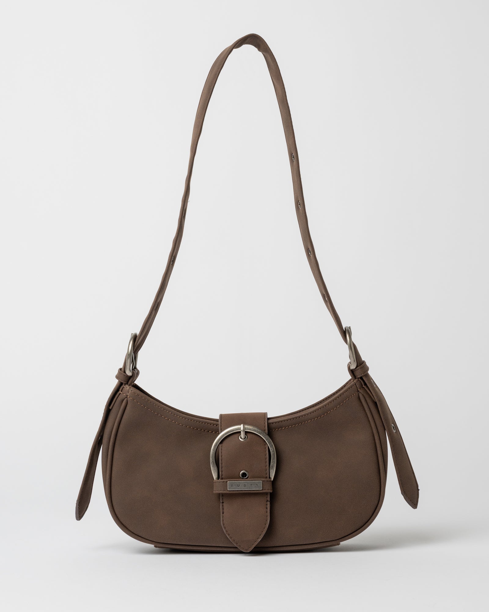 Cartera Rusty Rodeo Suede Handbag Pinecone