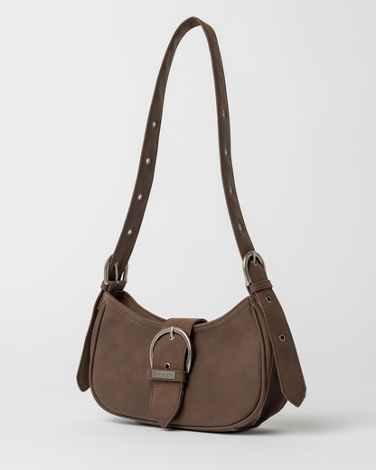 Cartera Rusty Rodeo Suede Handbag Pinecone
