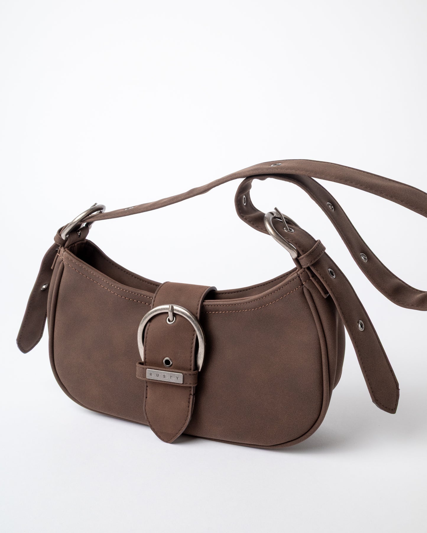 Cartera Rusty Rodeo Suede Handbag Pinecone