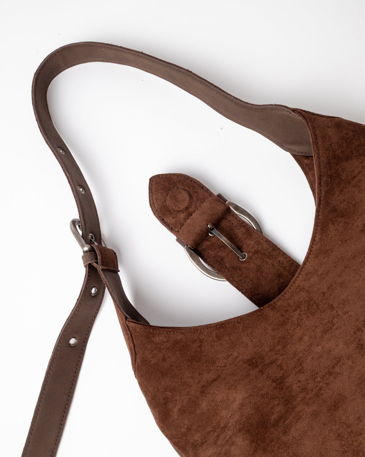 Cartera Rusty Rodeo Suede Shoulder Bag Pinecone