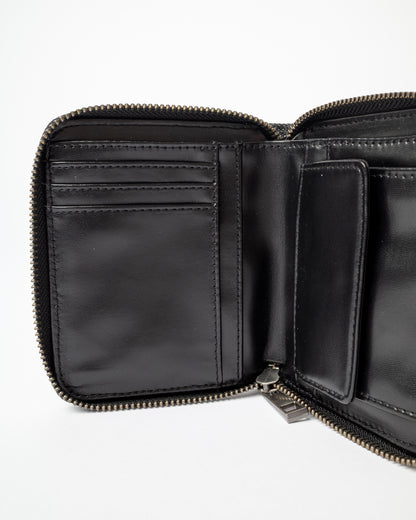 Billetera Rusty Roxanne Denim Compact Wallet Washed Black