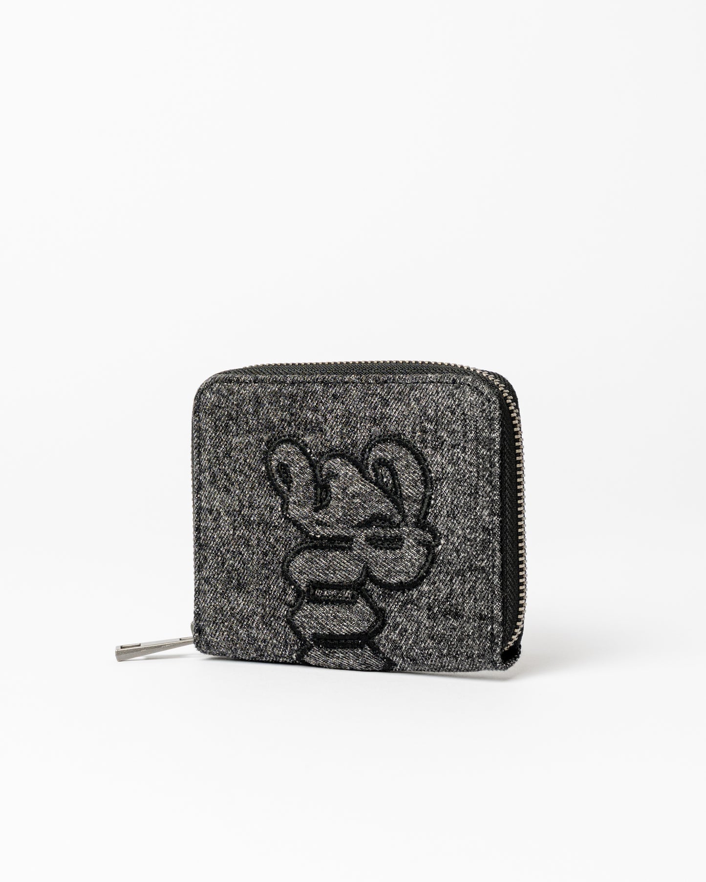 Billetera Rusty Roxanne Denim Compact Wallet Washed Black