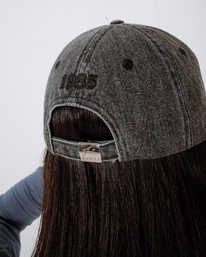 Gorra Rusty Roxanne Denim Dad Cap Washed Black