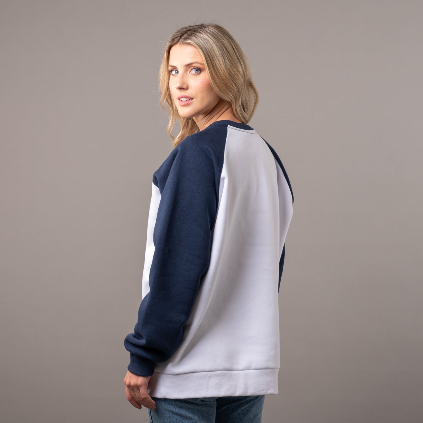 Buzo Rusty Rpm Raglan Relaxed Crew Navy