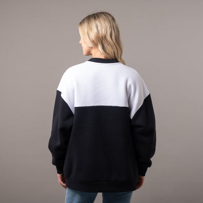 Buzo Rusty Rpm Tech Oversize Crew Black