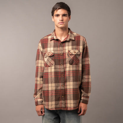 Camisa Rusty Rumbler Brown/Magenta
