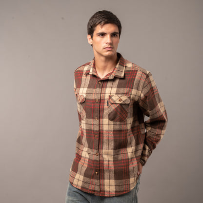 Camisa Rusty Rumbler Brown/Magenta
