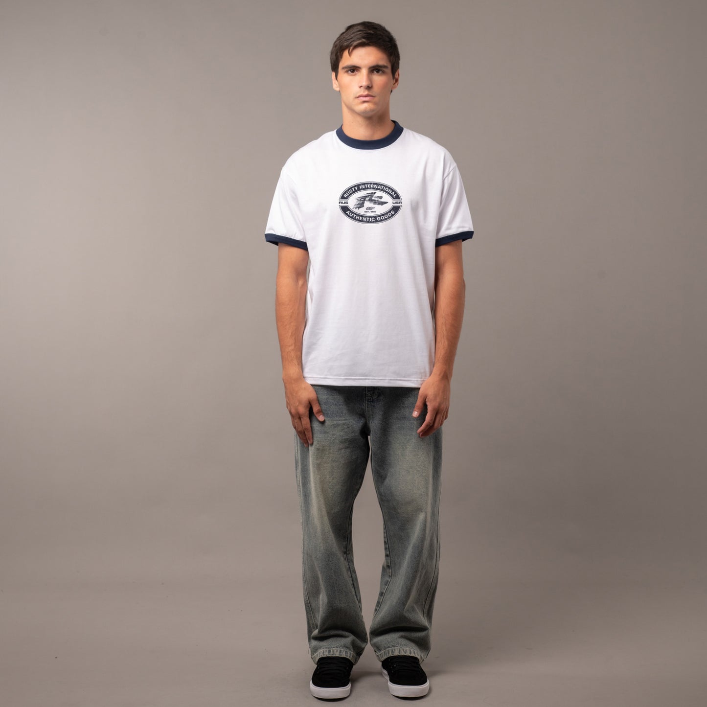 Remera Rusty Rush Hour White