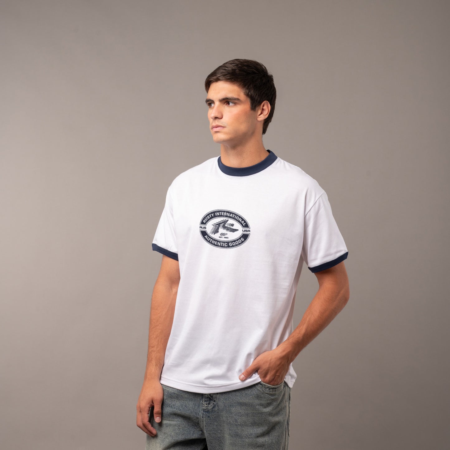 Remera Rusty Rush Hour White