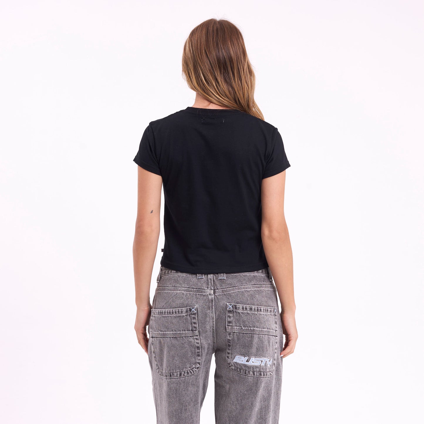 Remera Mc Rusty Rusty Core Relaxed Mini Tee Ld Black
