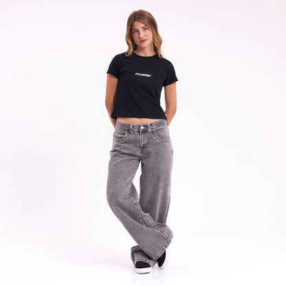 Remera Mc Rusty Rusty Core Relaxed Mini Tee Ld Black