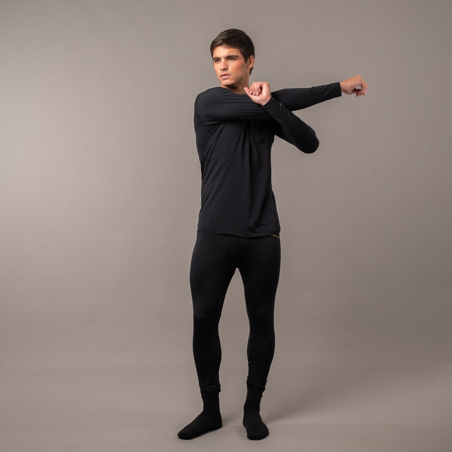 Remera Rusty Dragon Ls Thermal Black