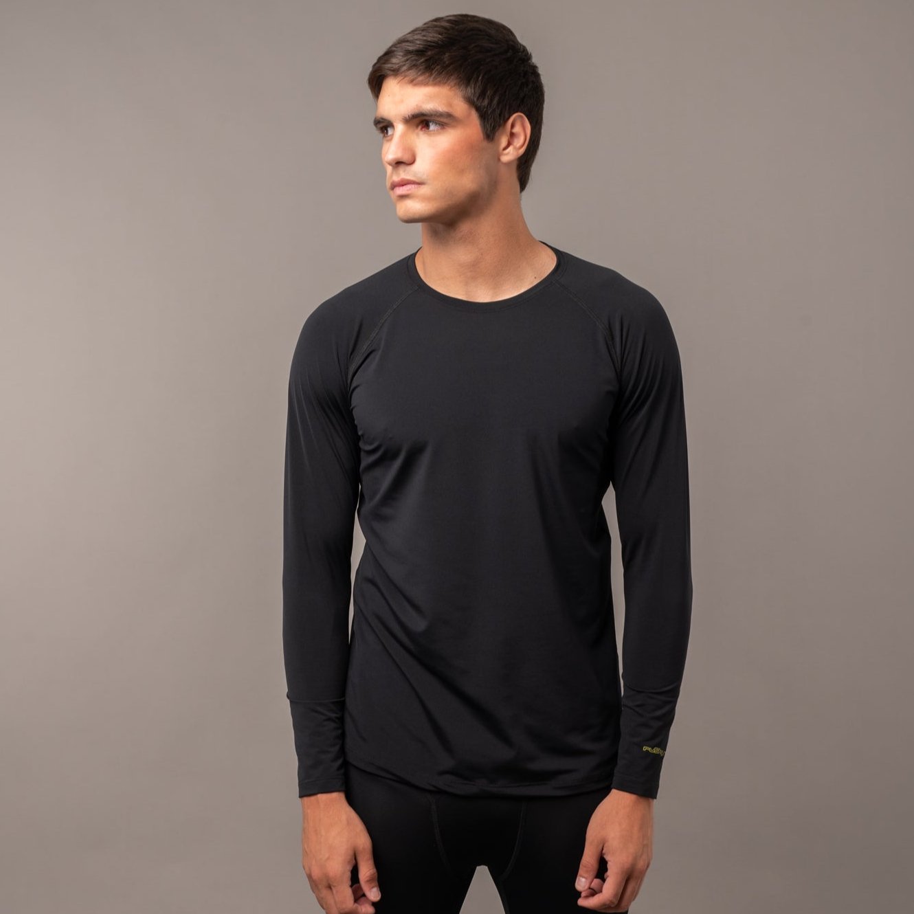 Remera Rusty Dragon Ls Thermal Black