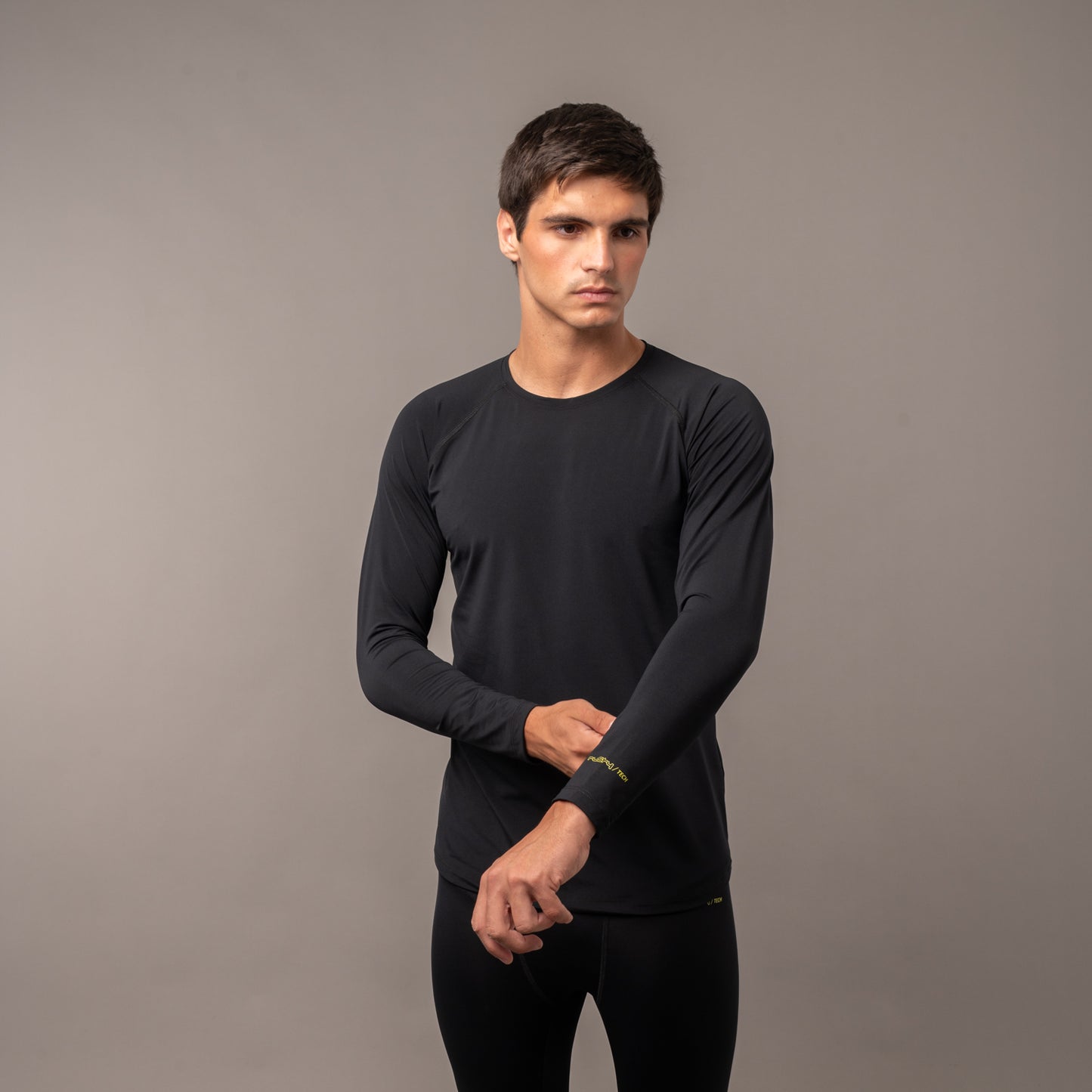 Remera Rusty Dragon Ls Thermal Black