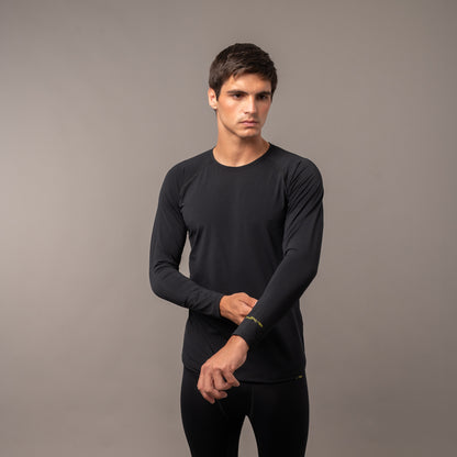 Remera Rusty Dragon Ls Thermal Black