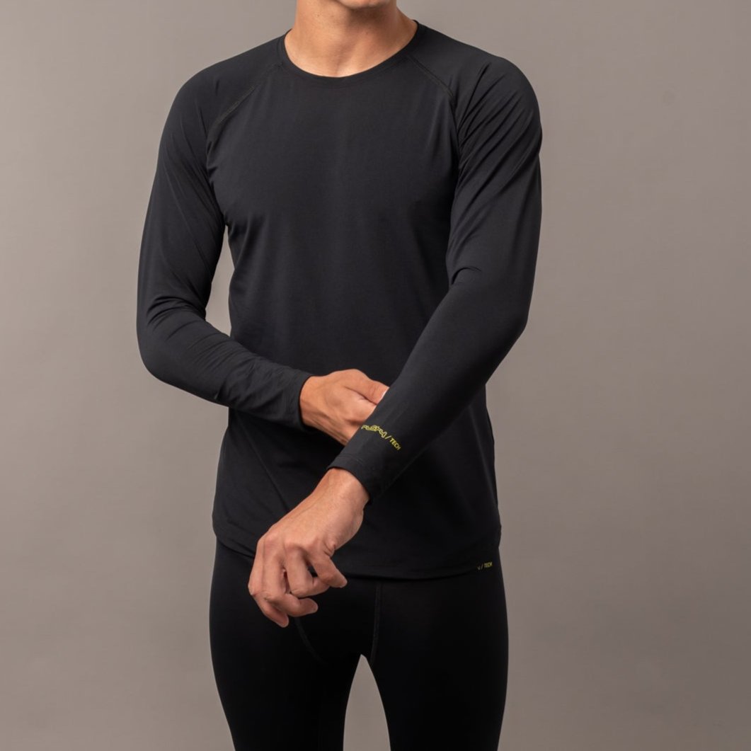 Remera Rusty Dragon Thermal Jr Black
