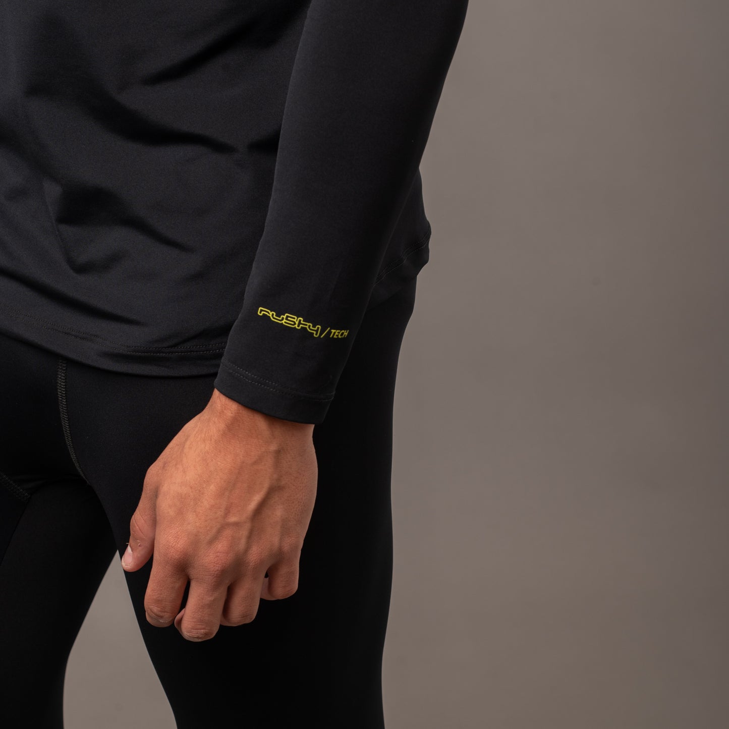 Remera Rusty Dragon Ls Thermal Black
