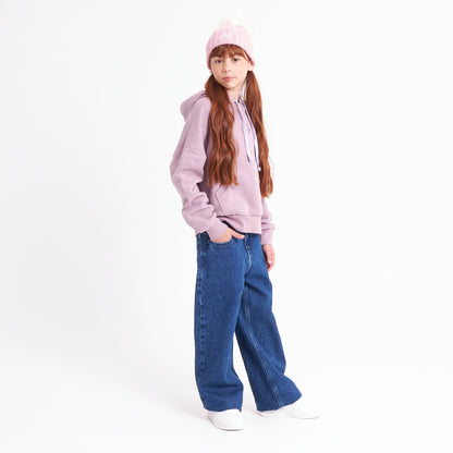Canguro Rusty Rusty Essential Relaxed Hood Girls Elderberry
