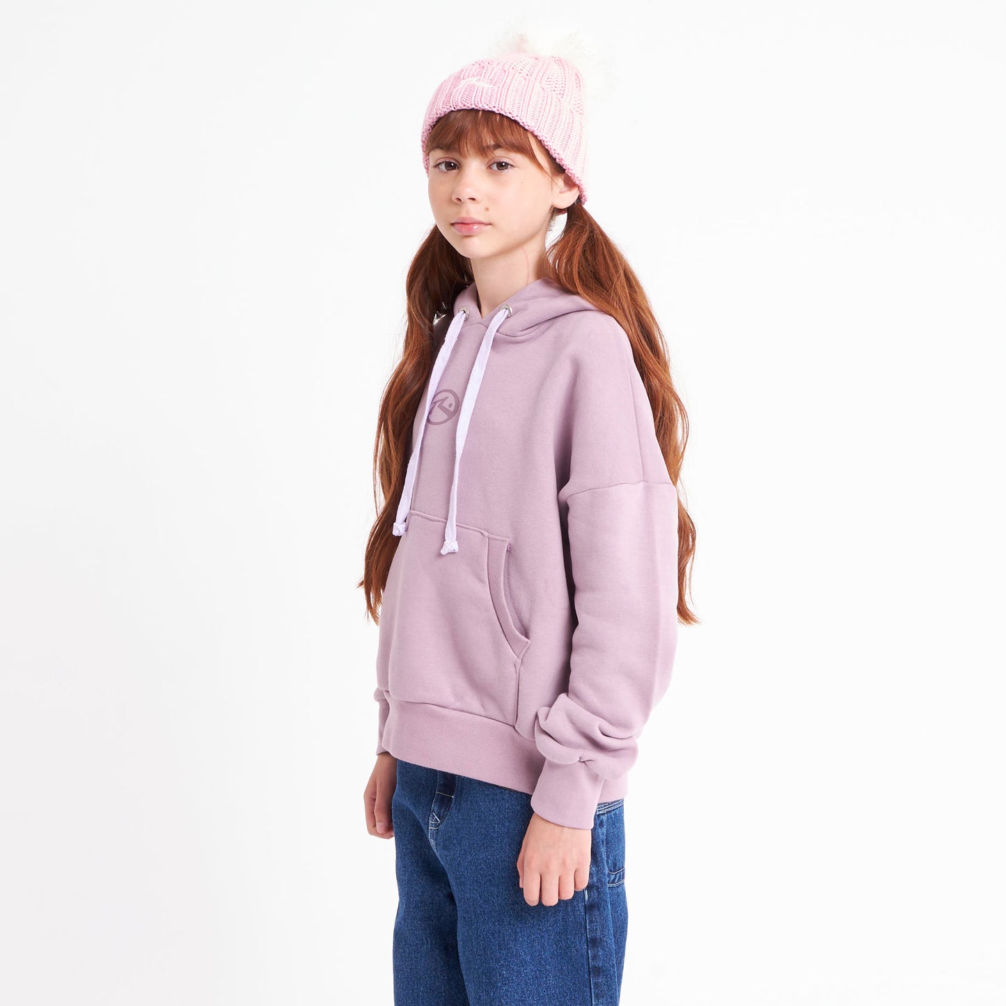 Canguro Rusty Rusty Essential Relaxed Hood Girls Elderberry