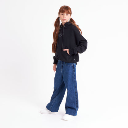 Canguro Rusty Rusty Essential Relaxed Hood Girls Black