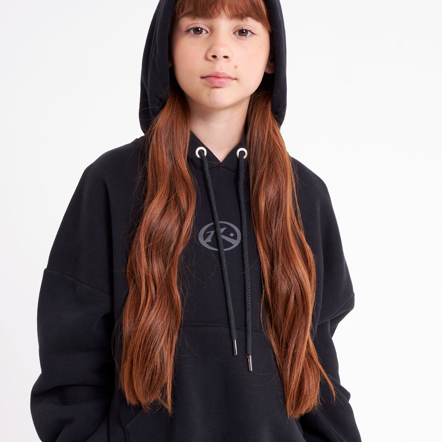 Canguro Rusty Rusty Essential Relaxed Hood Girls Black