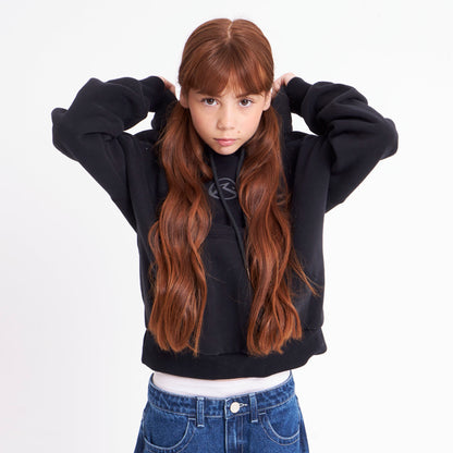 Canguro Rusty Rusty Essential Relaxed Hood Girls Black