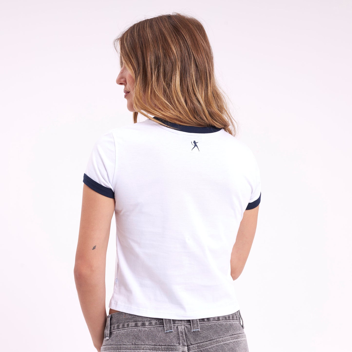 Remera Mc Rusty Rusty Ringer Relaxed Mini Tee Ld White
