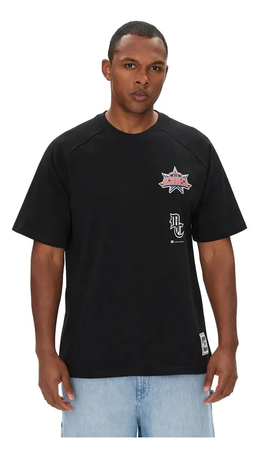 Remera Mc Dc Rem Mc Homebase (Kvj0) Dc Negro