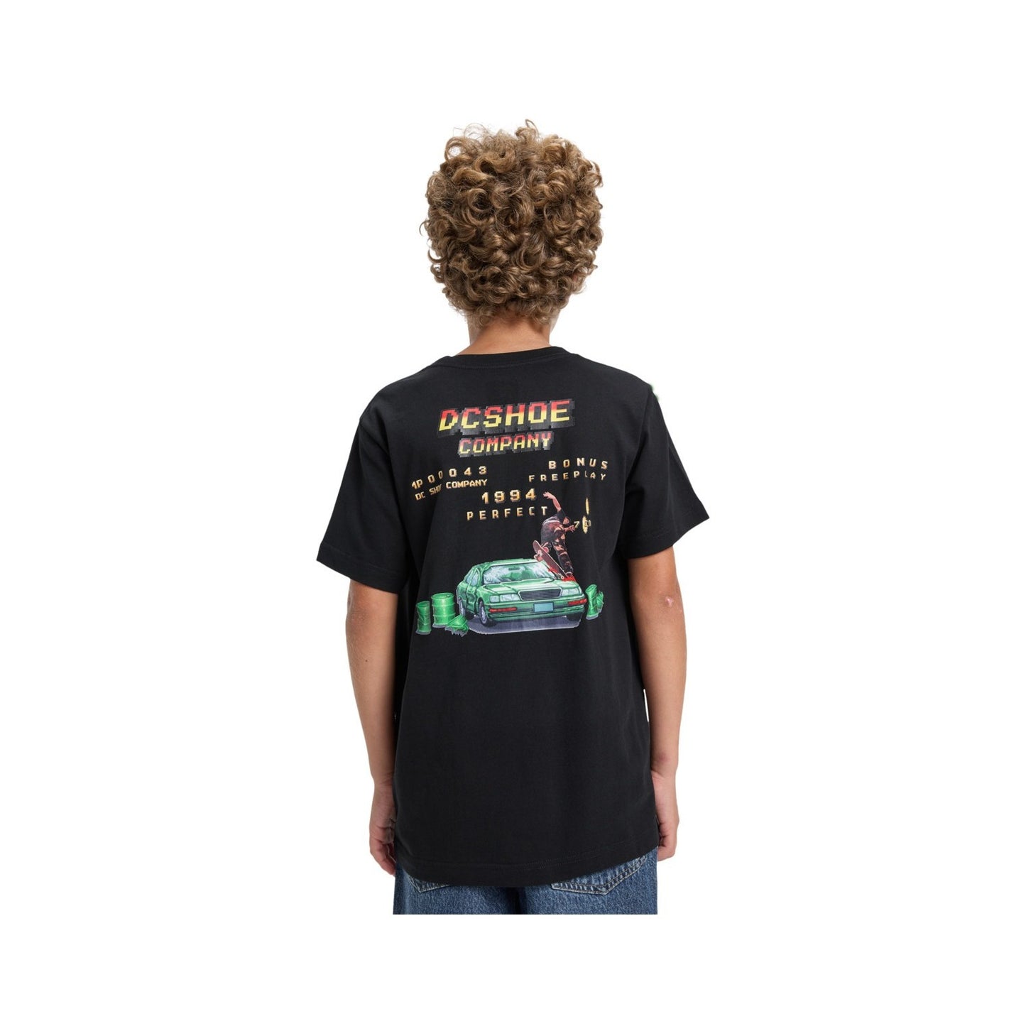 Remera Mc Dc Rem Mc Two Bit (Kvj0) Adbzt03298 Dc Negro