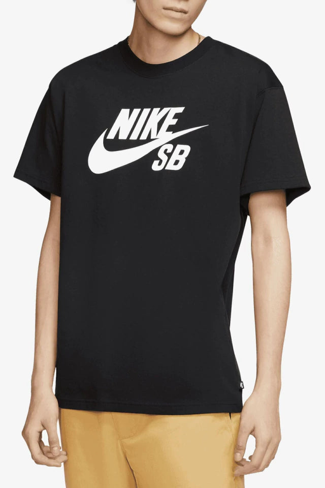 Remera Mc Nike Rem Mc Nike Sb Tee Logo Negro
