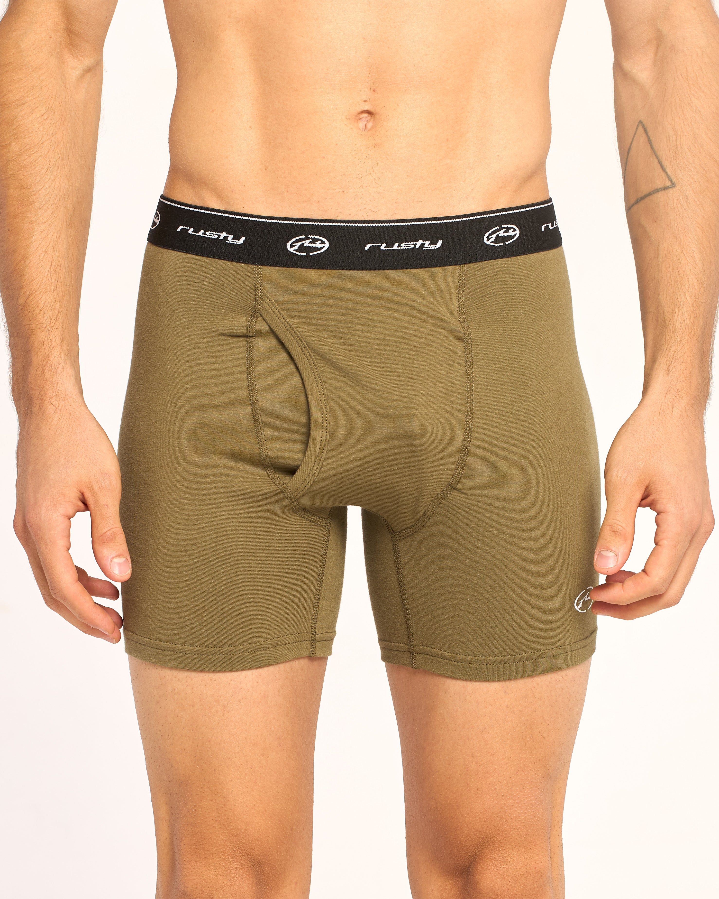 Boxer Rusty Franks Boxer Verde Musgo