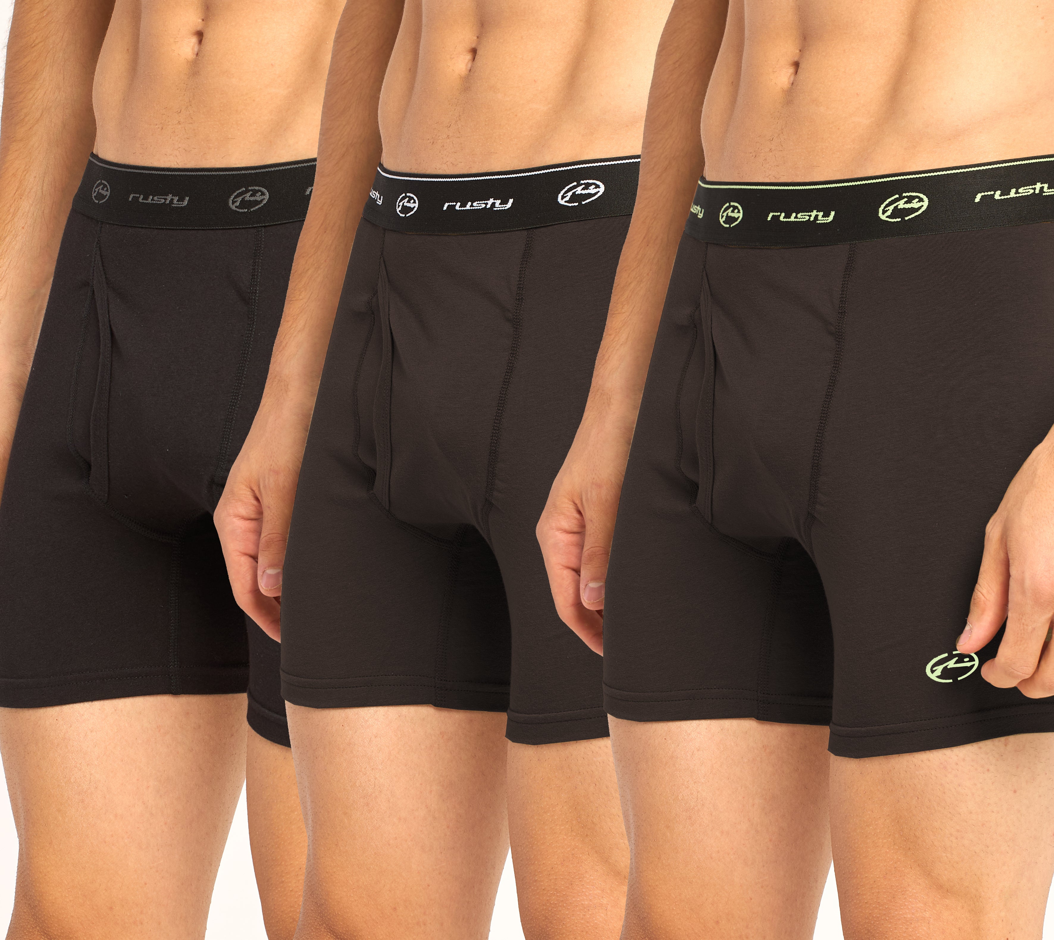 Boxer Rusty Franks Packx3 Boxer Jr Black 2