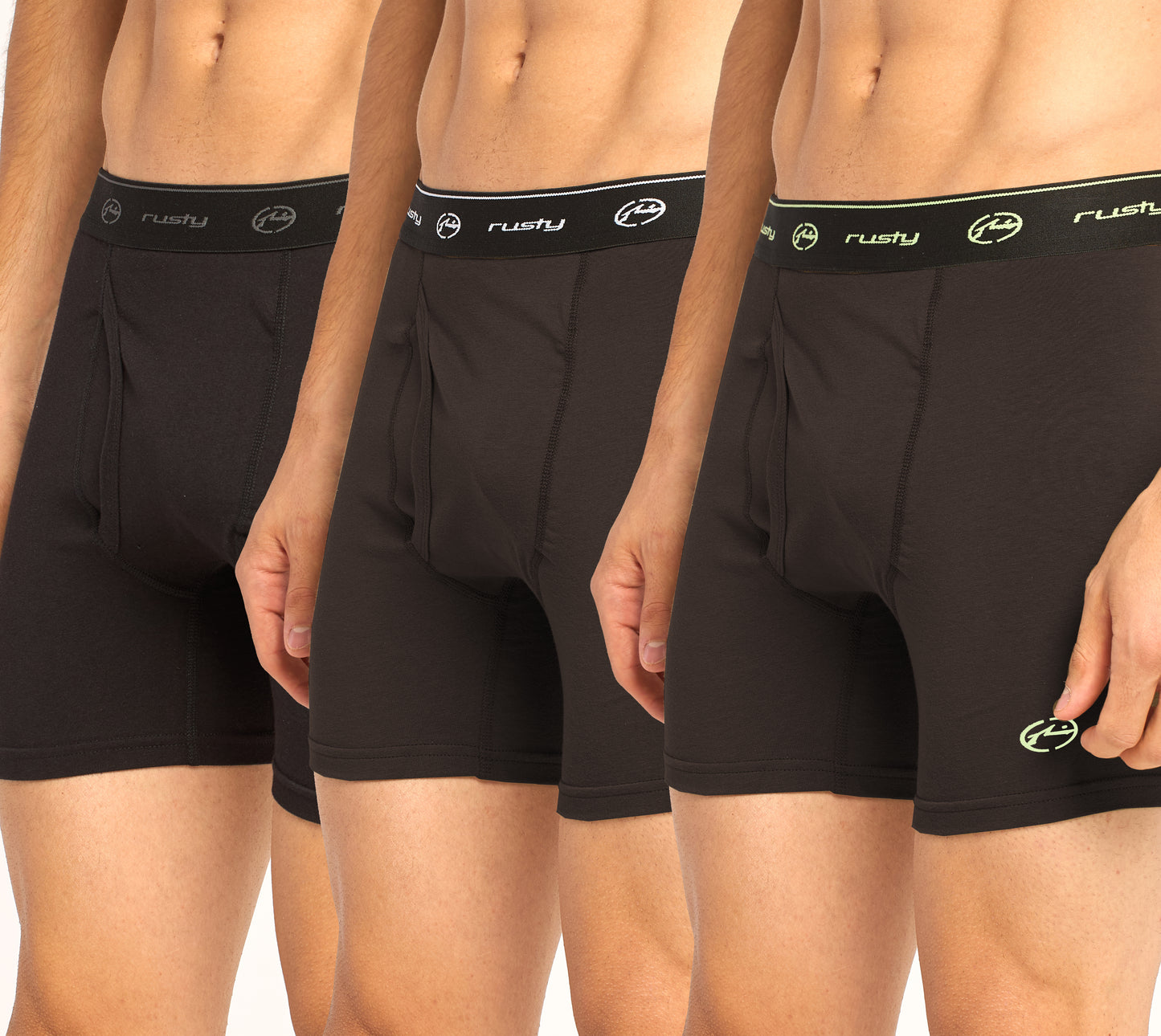 Boxer Rusty Franks Packx3 Boxer Black 2
