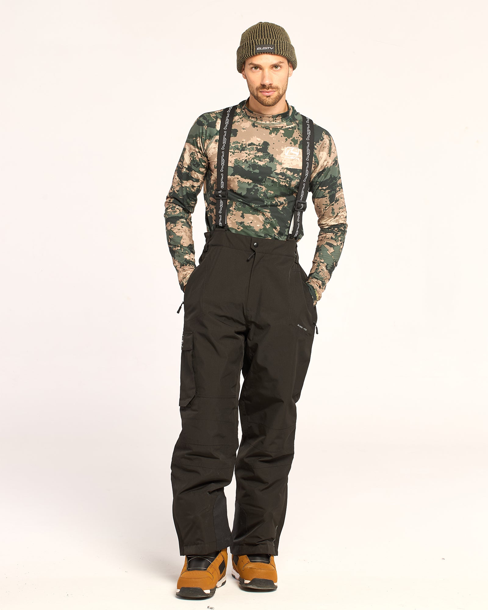 Pantalon Snow Rusty Rabbit Mens Snow Pant Black